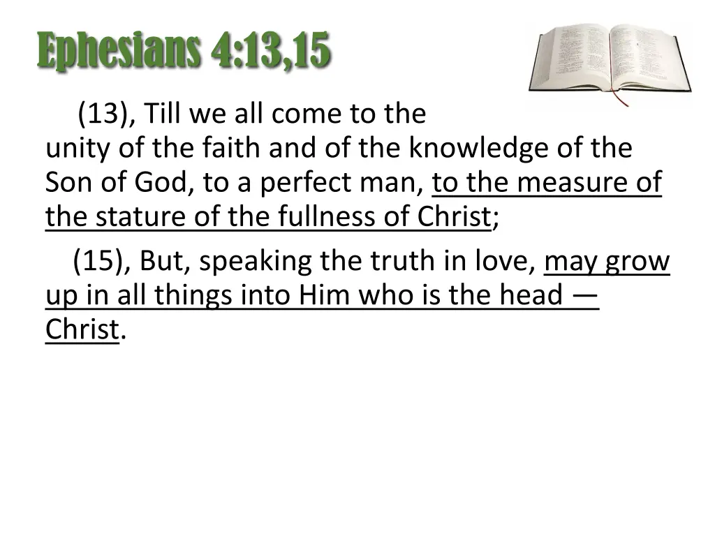 ephesians 4 13 15