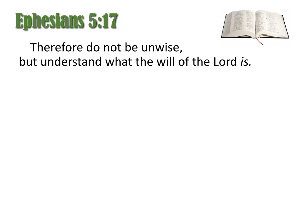 ephesians 5 17