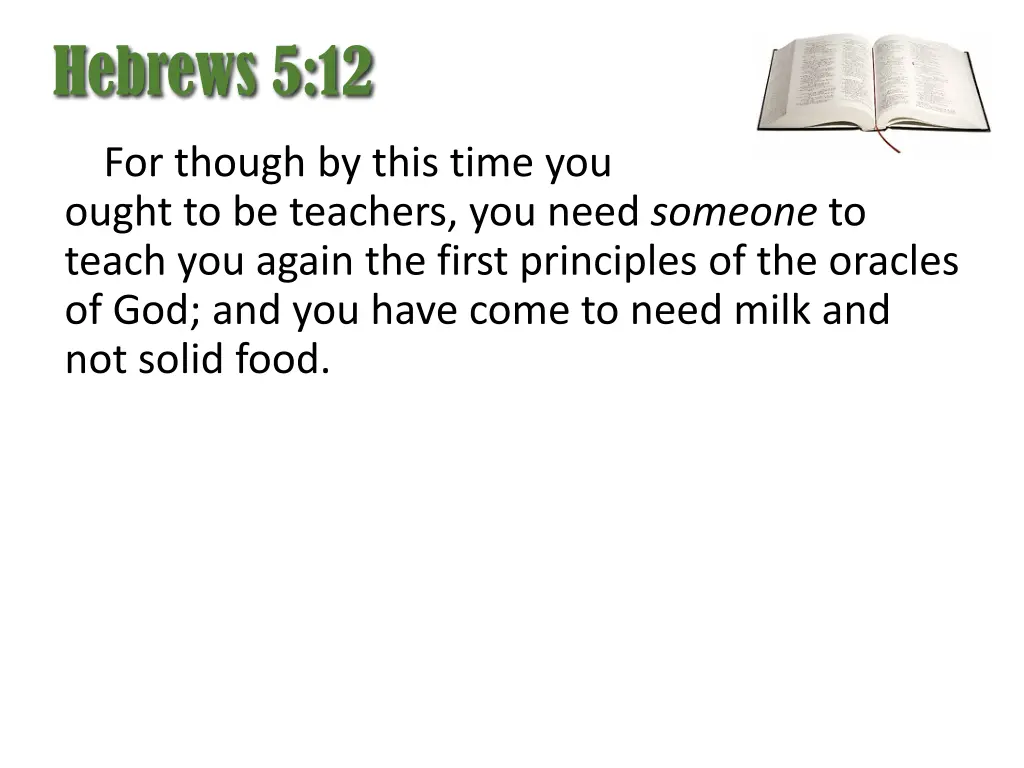 hebrews 5 12