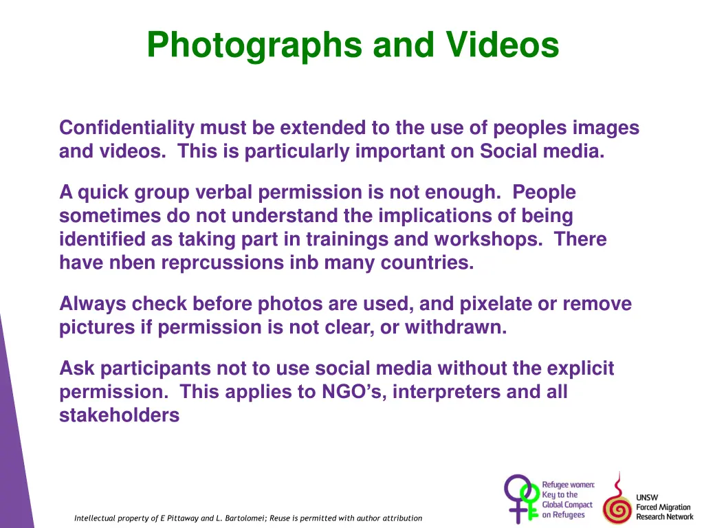 photographs and videos