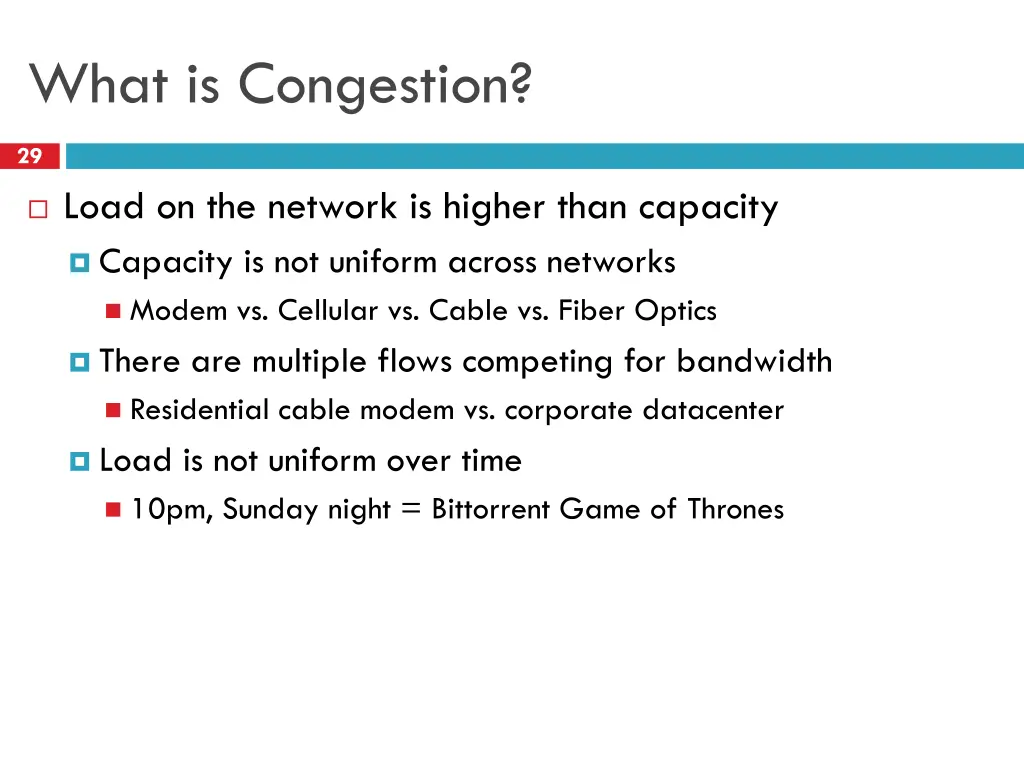 what is congestion