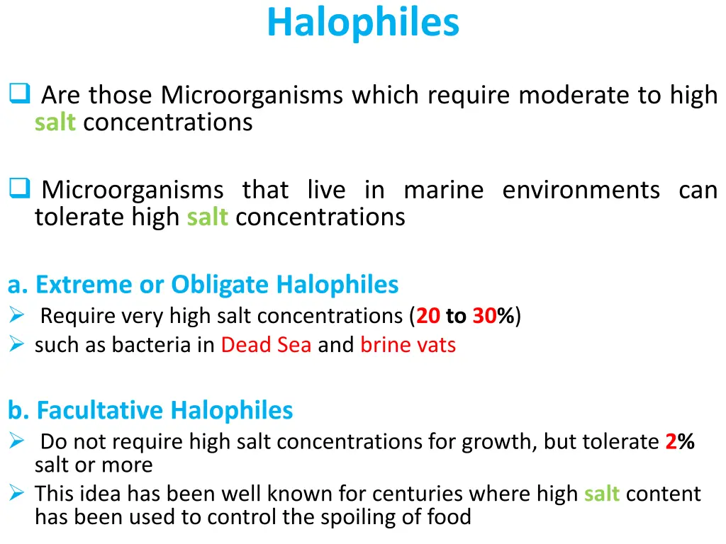 halophiles