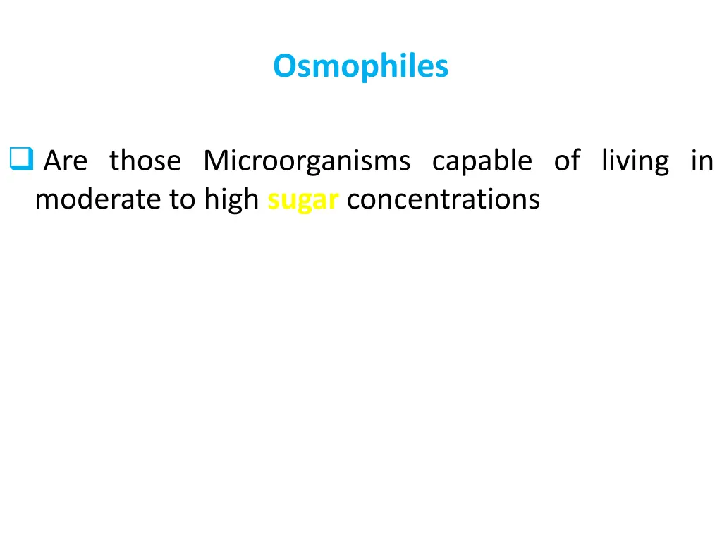 osmophiles