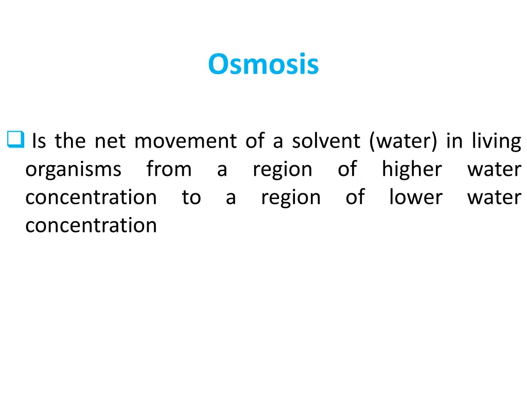 osmosis