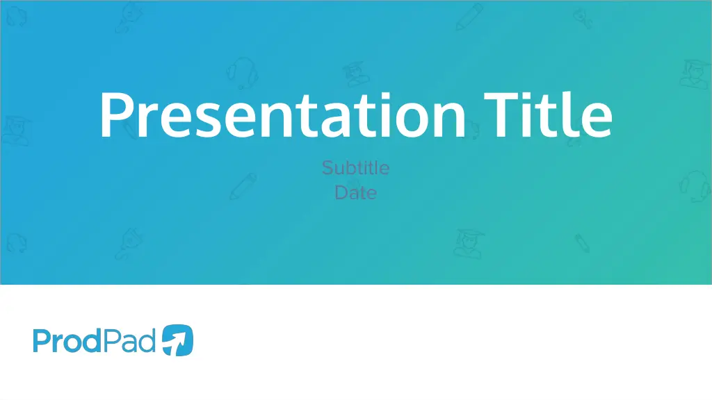 presentation title subtitle date
