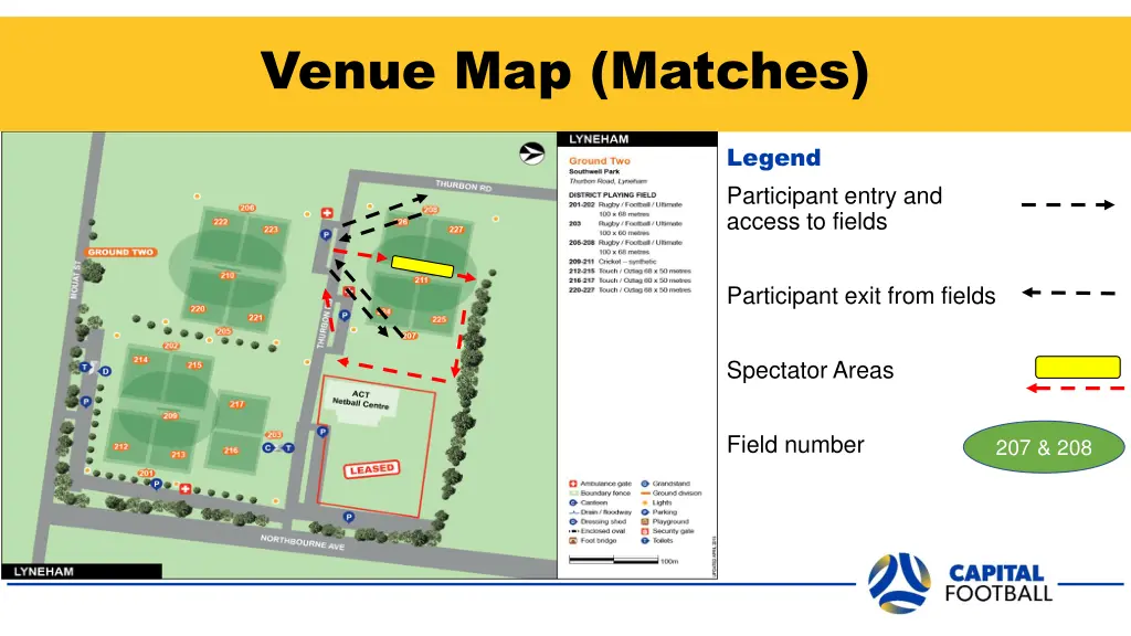venue map matches
