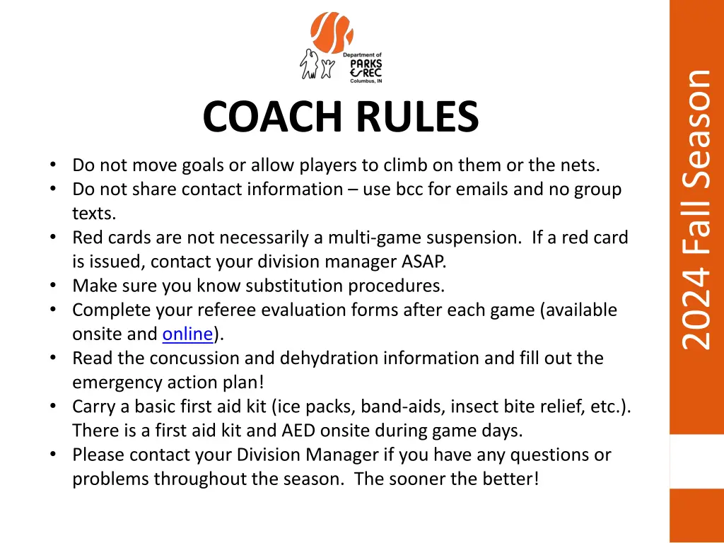 2024 fall season 19