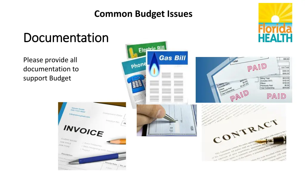 common budget issues 4