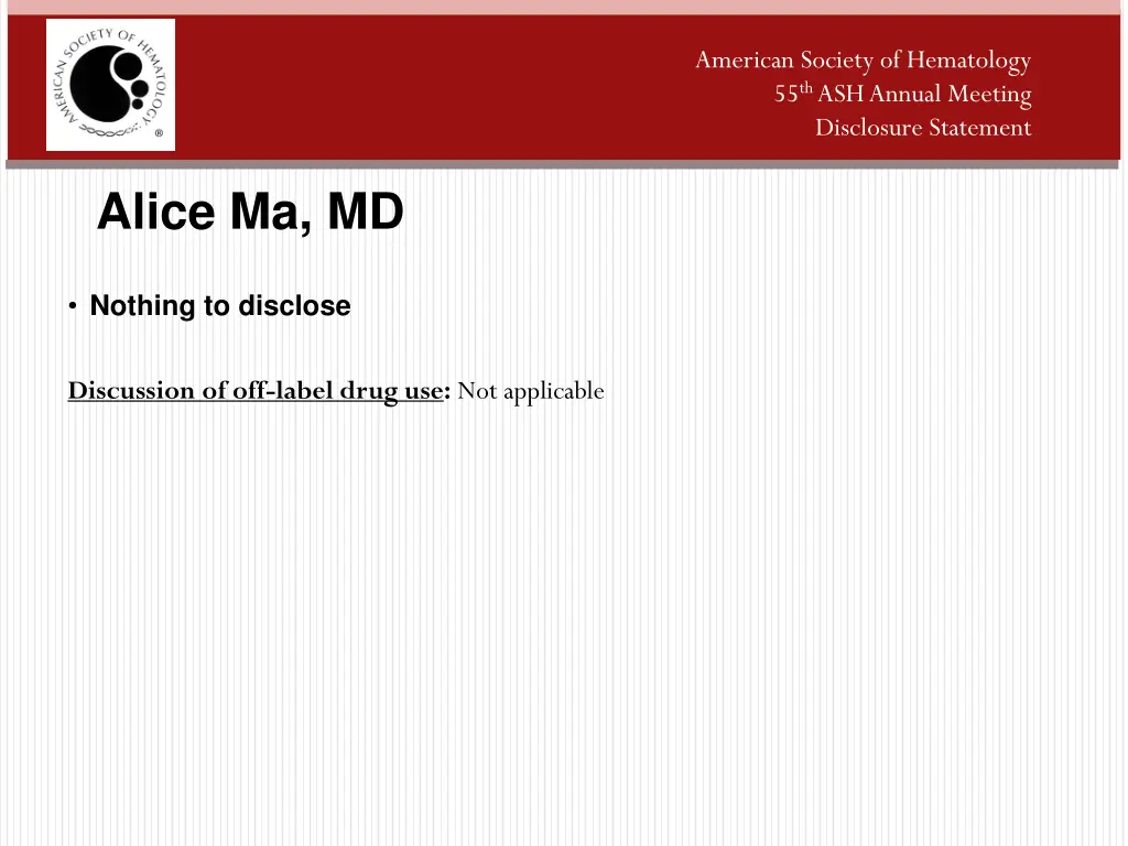 american society of hematology 55 th ash annual 2