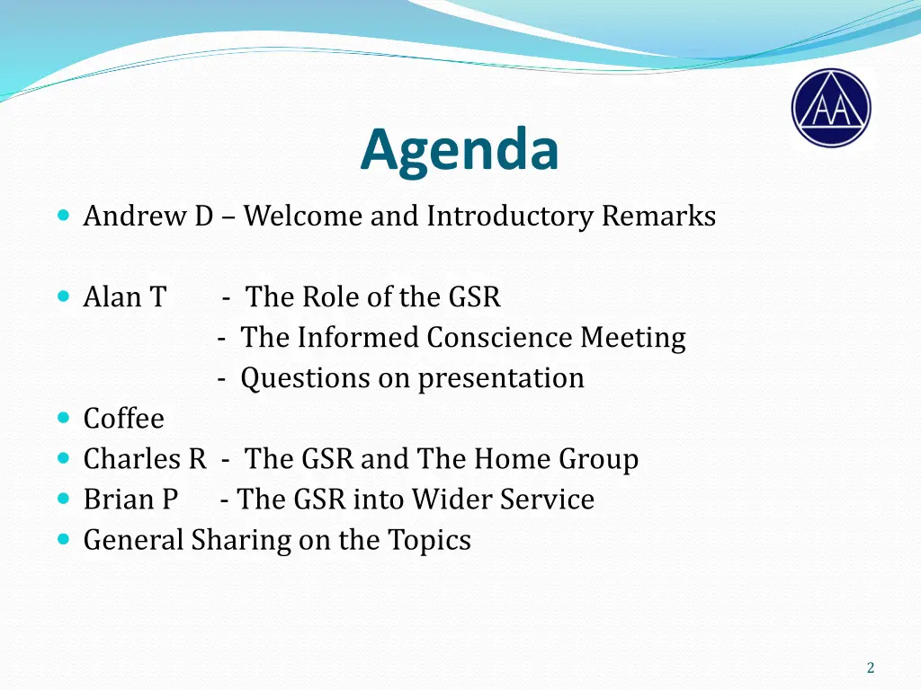 agenda
