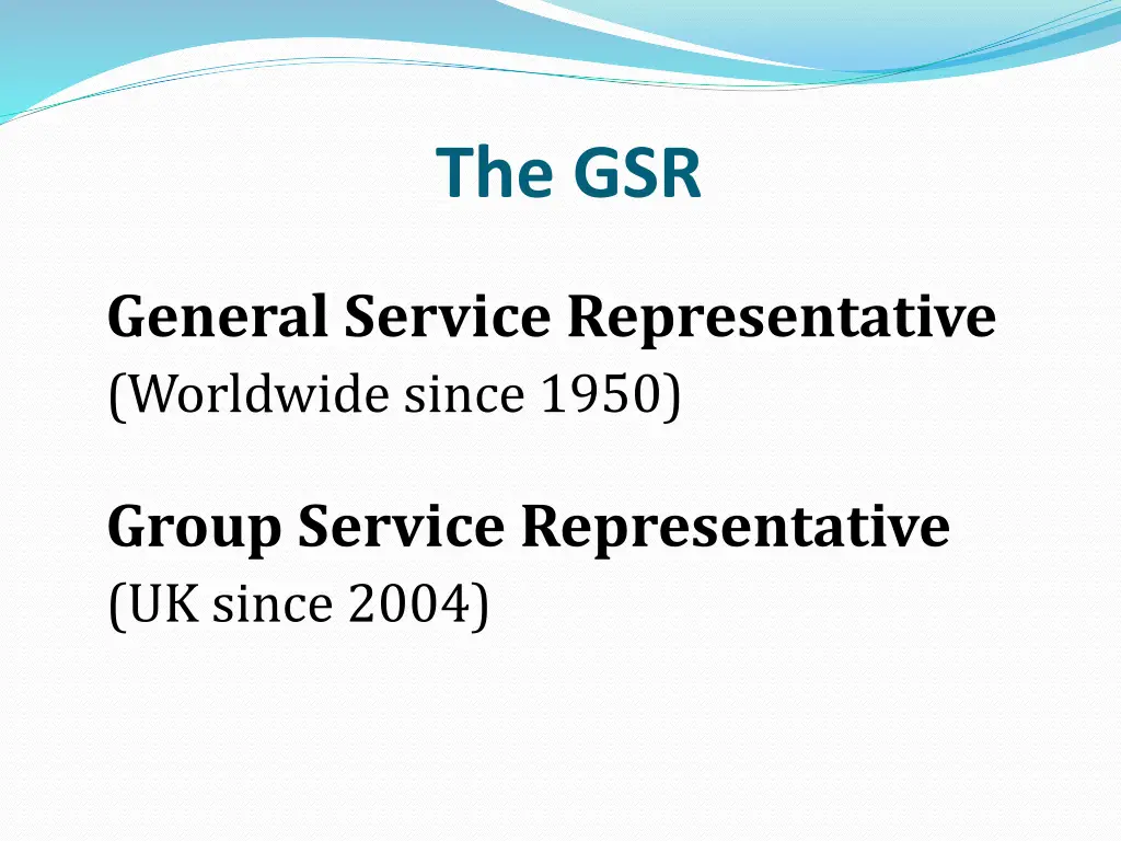 the gsr