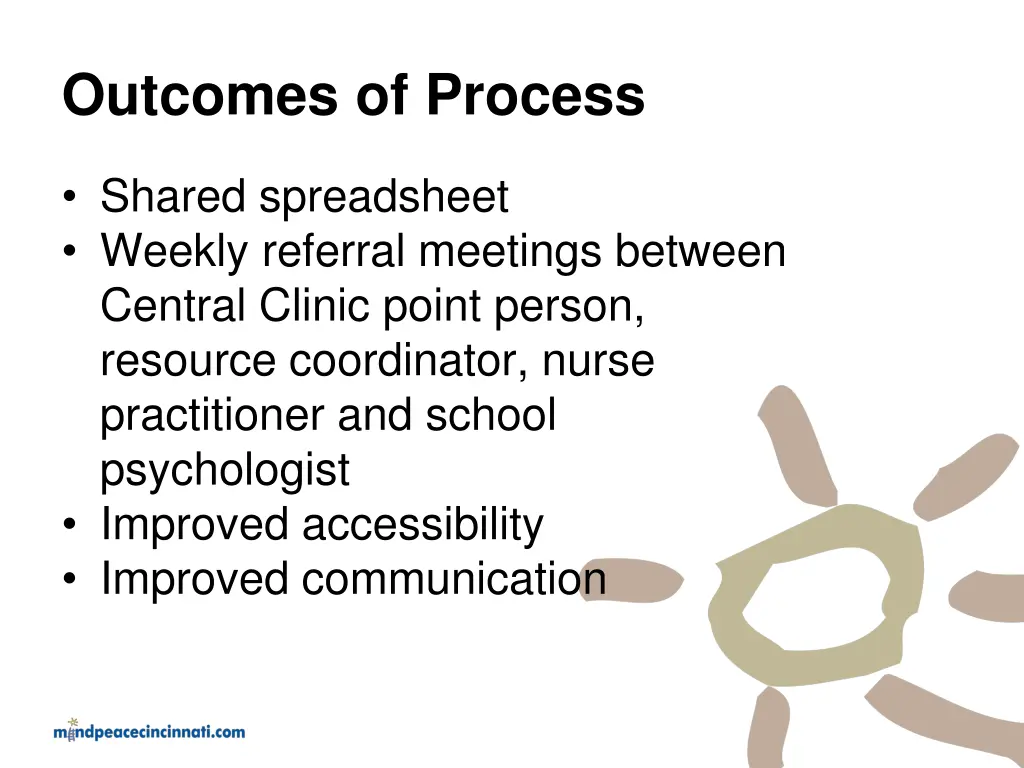 outcomes of process