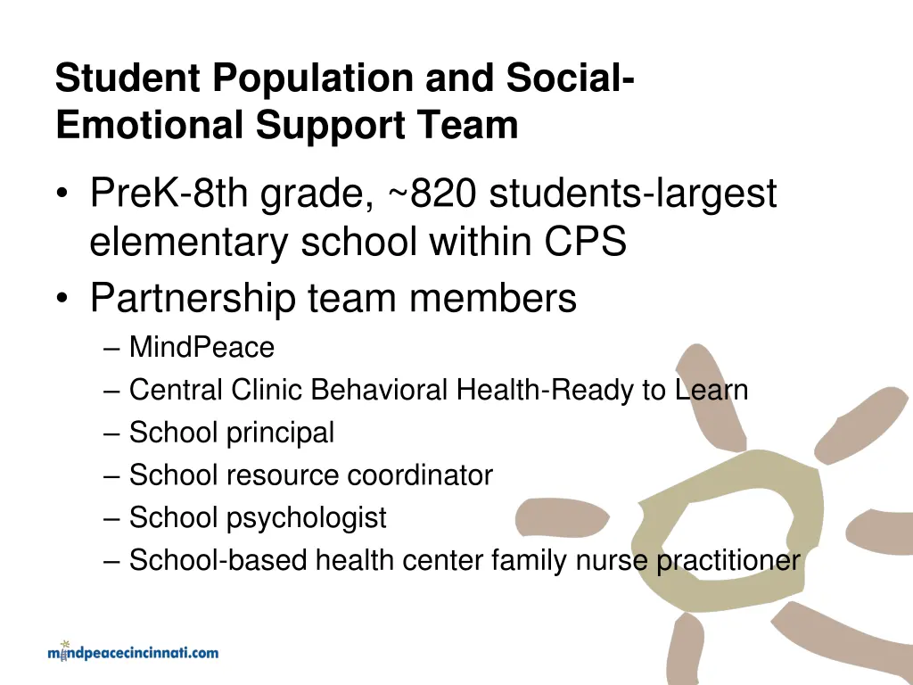 student population and social emotional support
