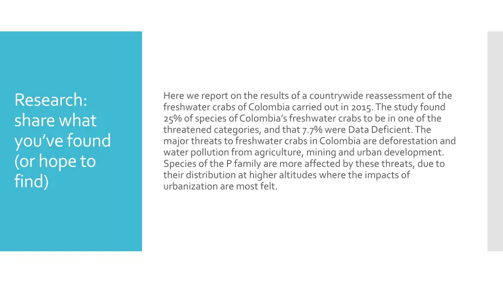 here we report on the results of a countrywide