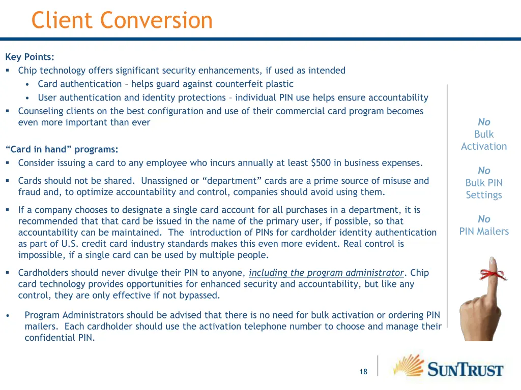 client conversion