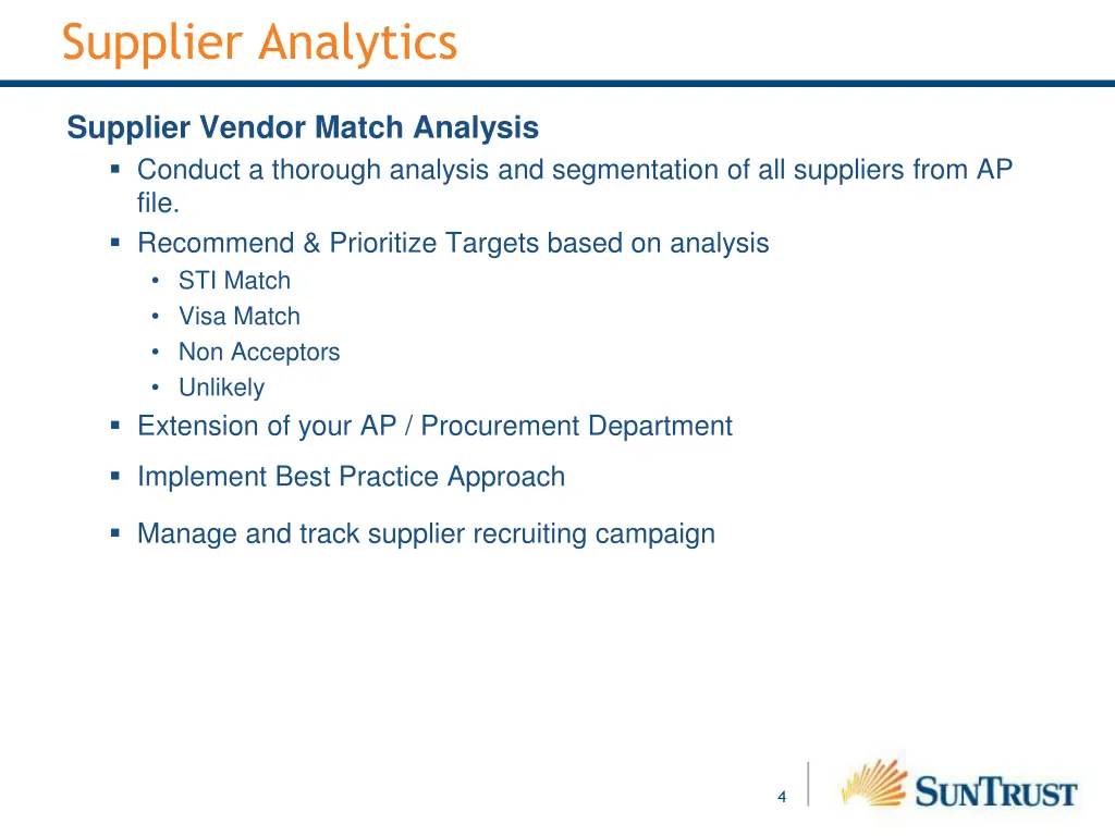 supplier analytics