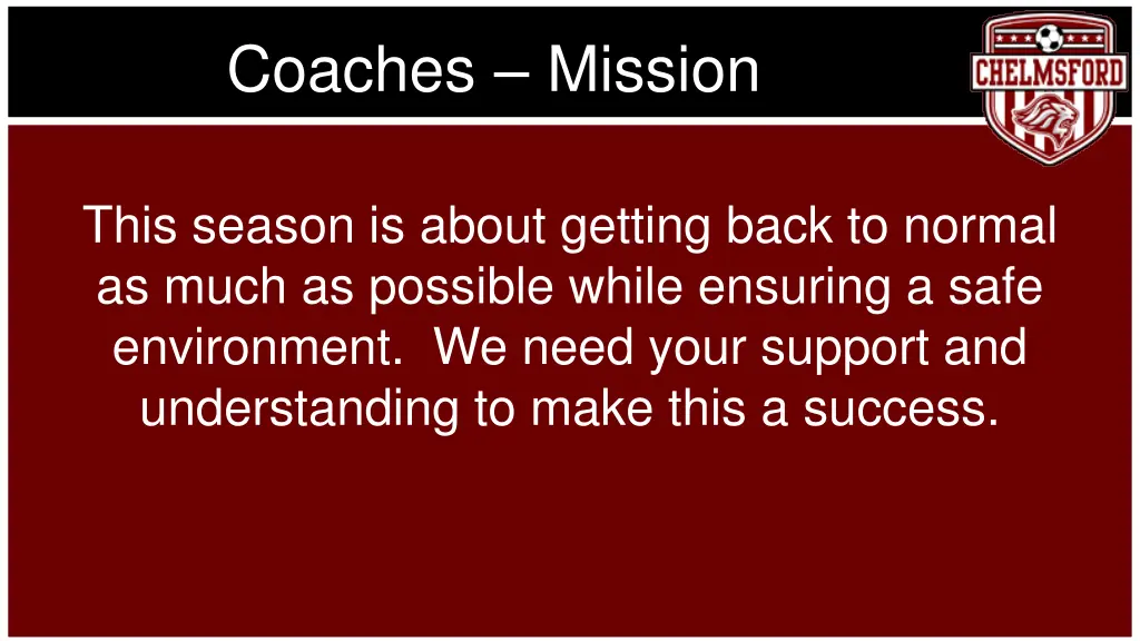 coaches mission