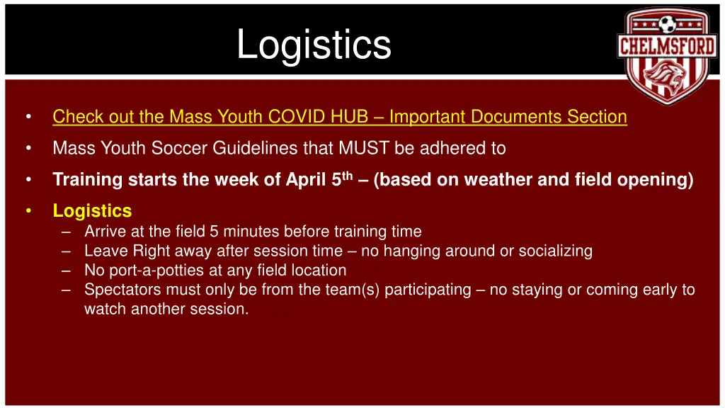 logistics
