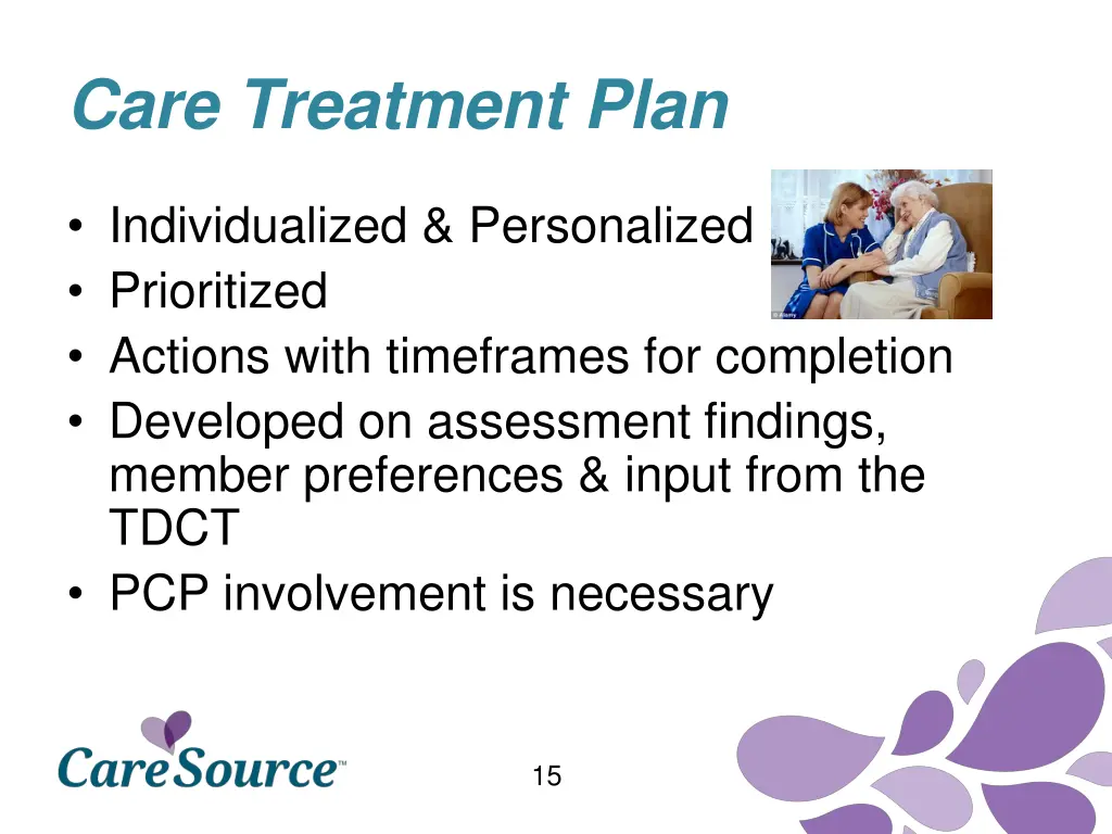 care treatment plan