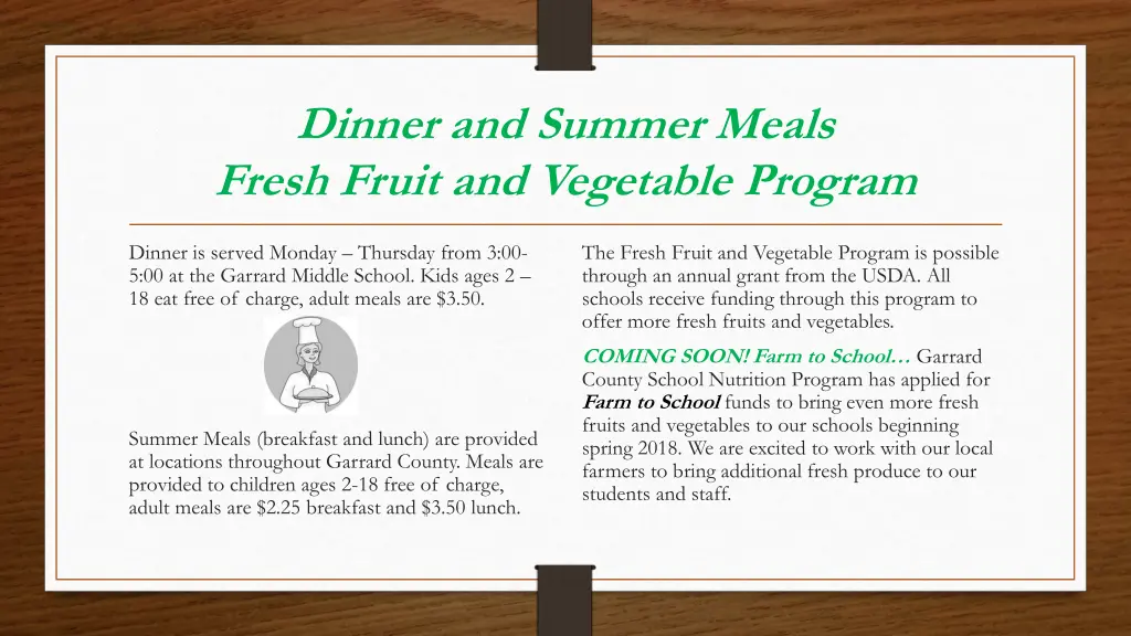 dinner and summer meals fresh fruit and vegetable