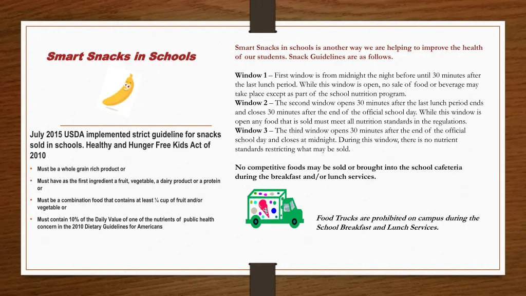 smart snacks in schools is another