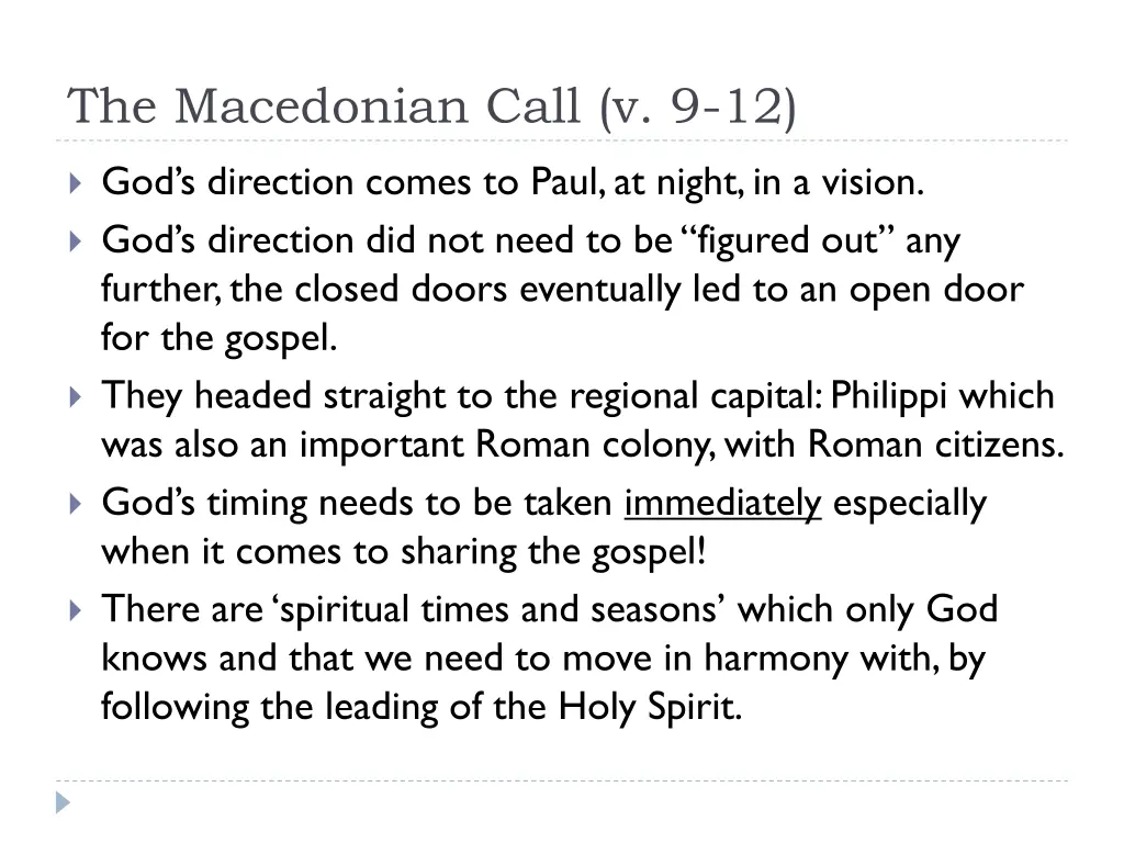 the macedonian call v 9 12