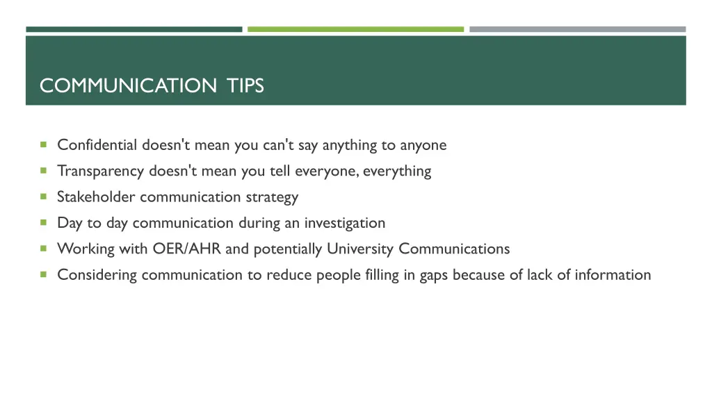 communication tips