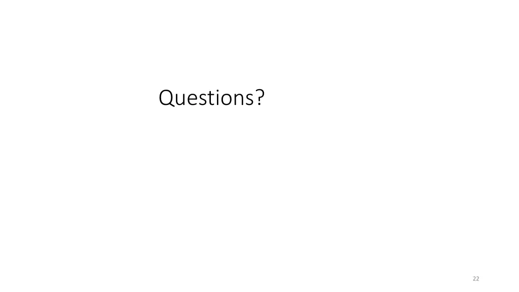 questions