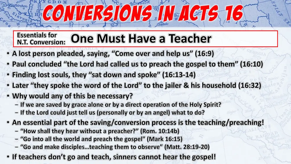 essentials for n t conversion