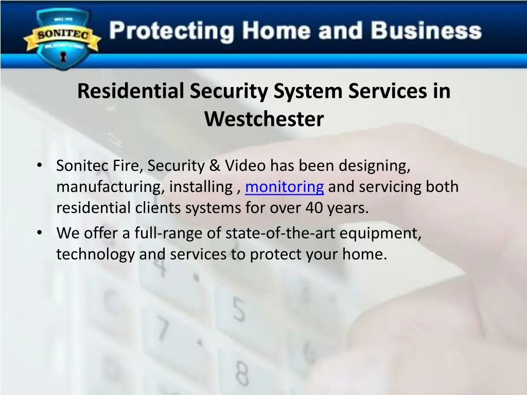 residential security system services 1