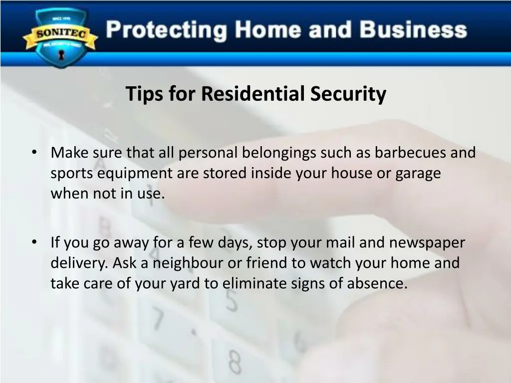 tips for residential security 1