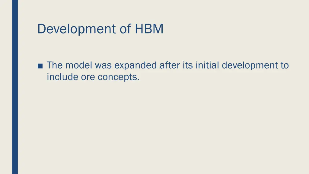 development of hbm