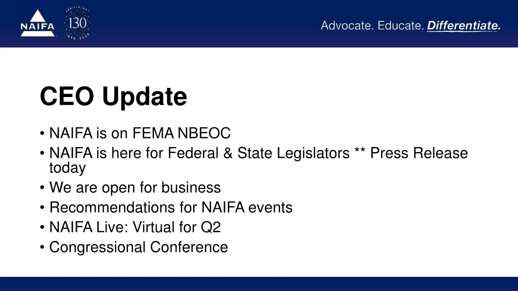 ceo update 1
