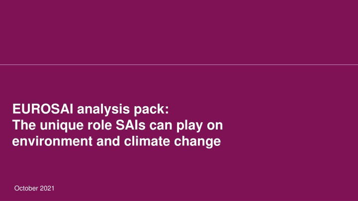 eurosai analysis pack the unique role sais