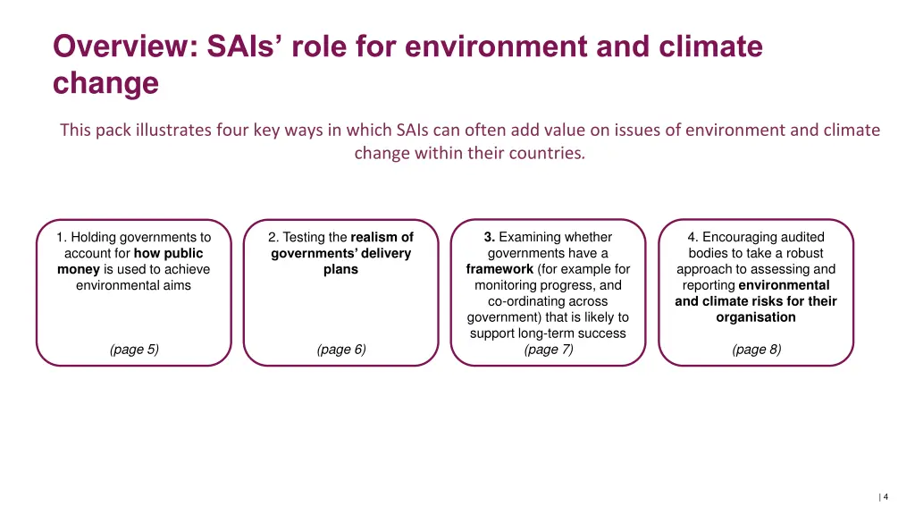 overview sais role for environment and climate 1