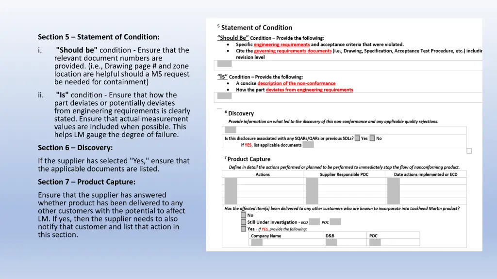 section 5 statement of condition