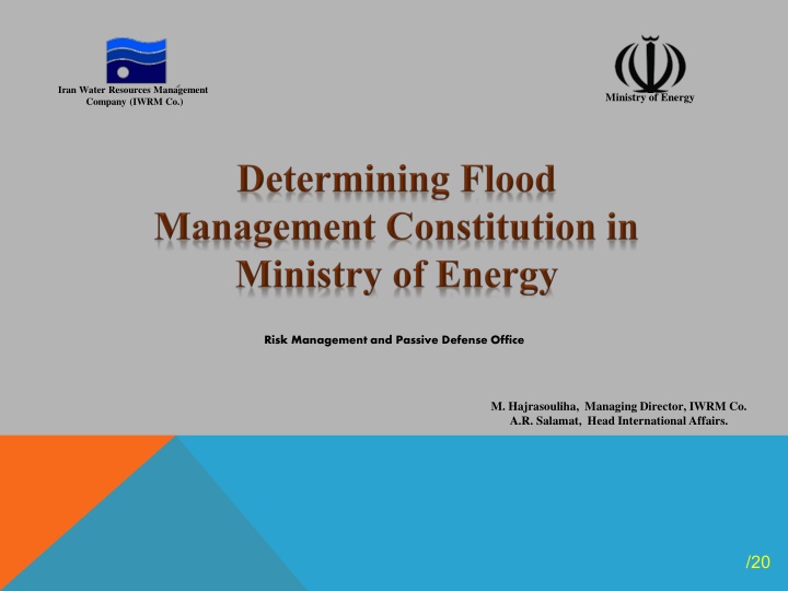 iran water resources management company iwrm co