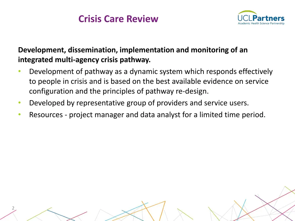 crisis care review