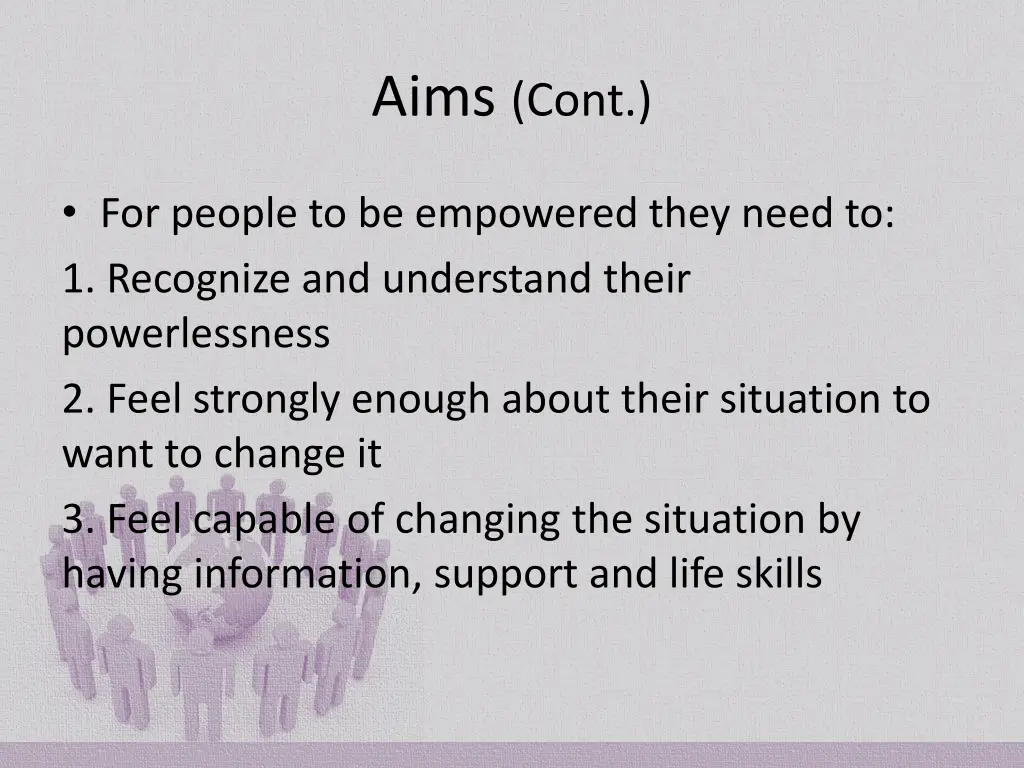 aims cont 2