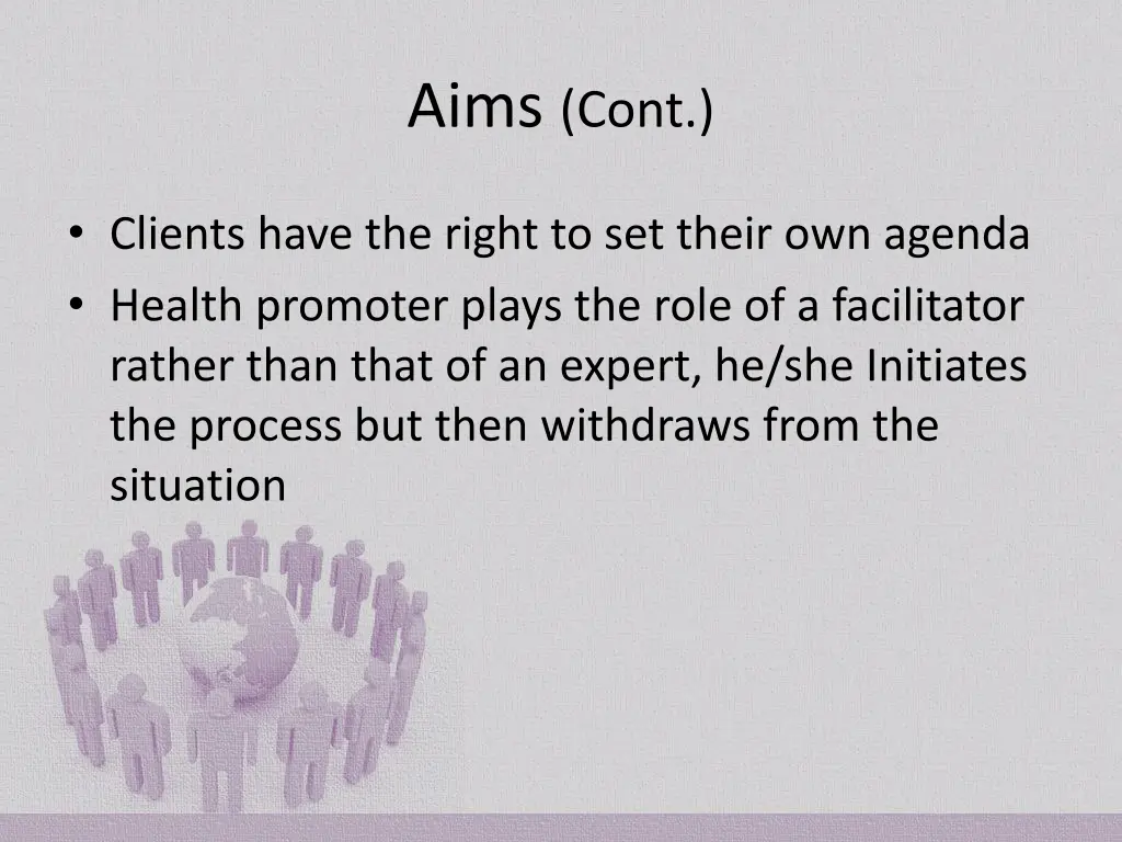 aims cont