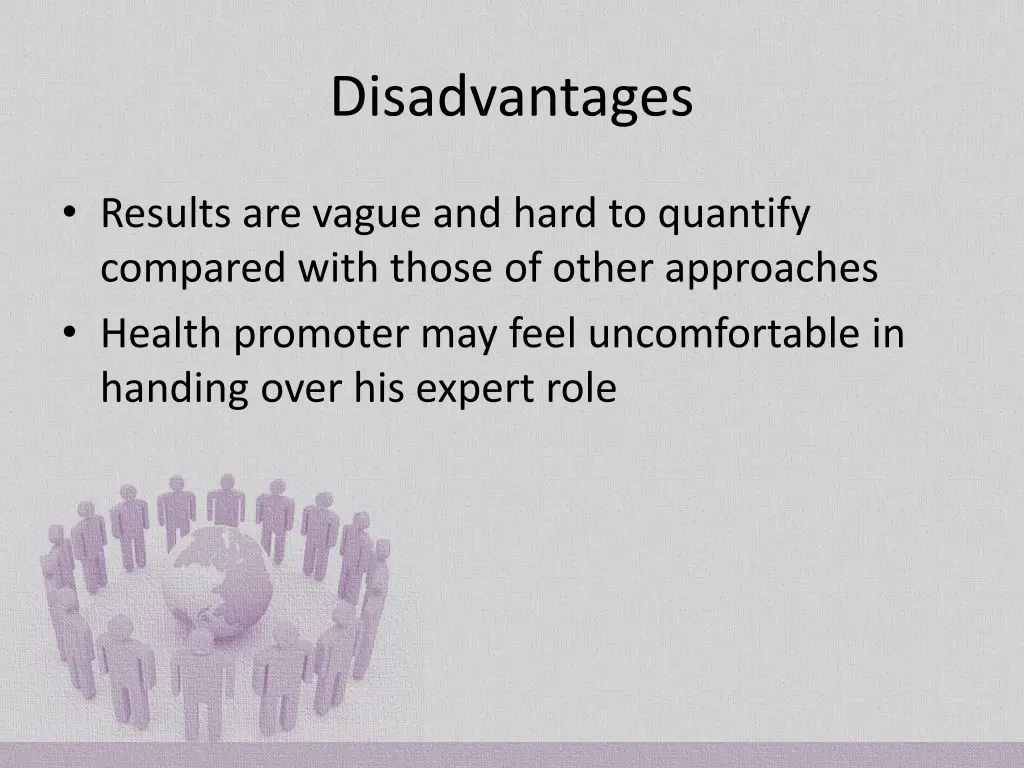 disadvantages 3