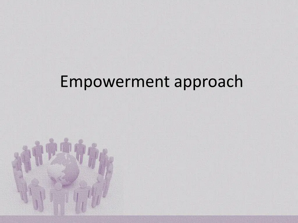empowerment approach