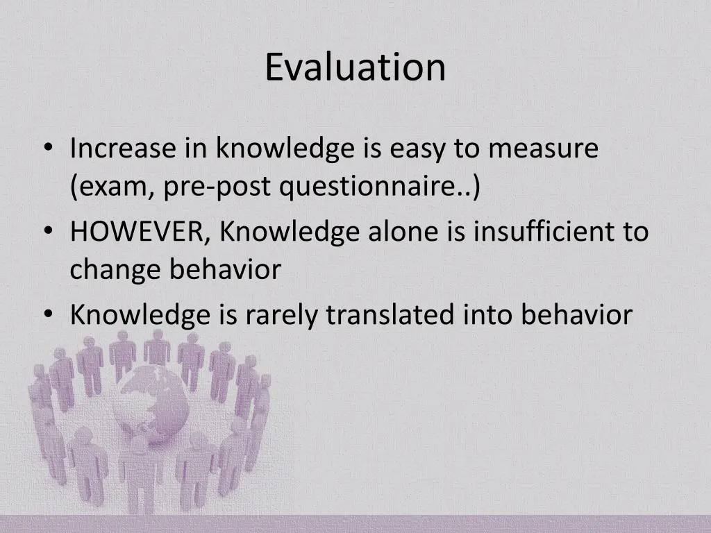 evaluation 1