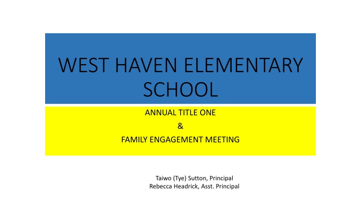 west haven elementary school