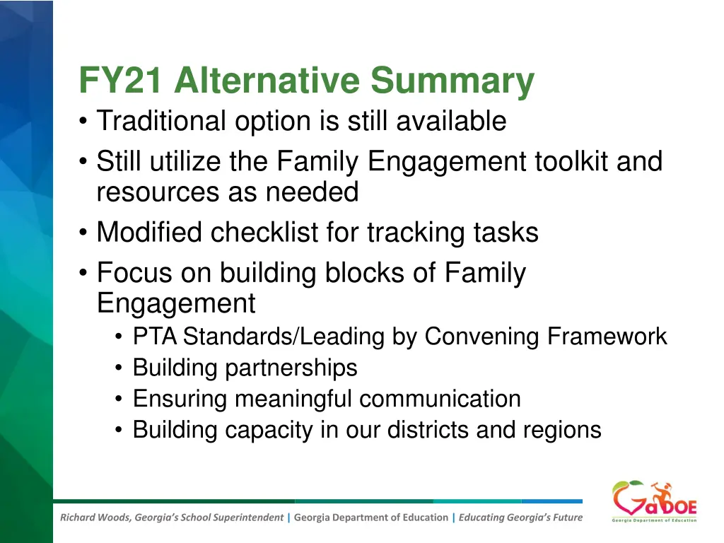 fy21 alternative summary traditional option