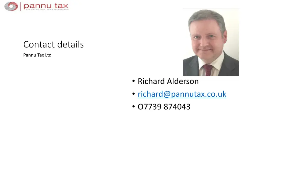 contact details