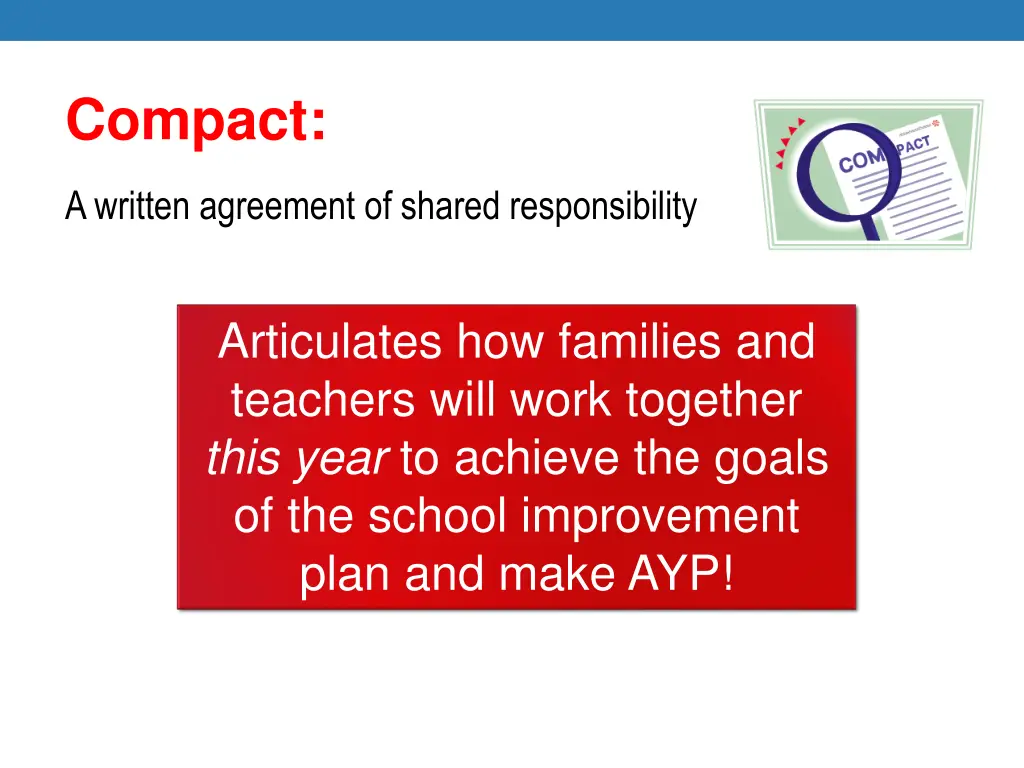 compact a written agreement of shared