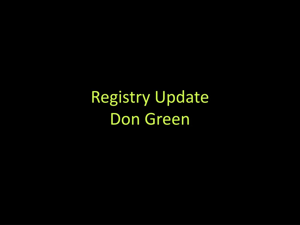 registry update don green