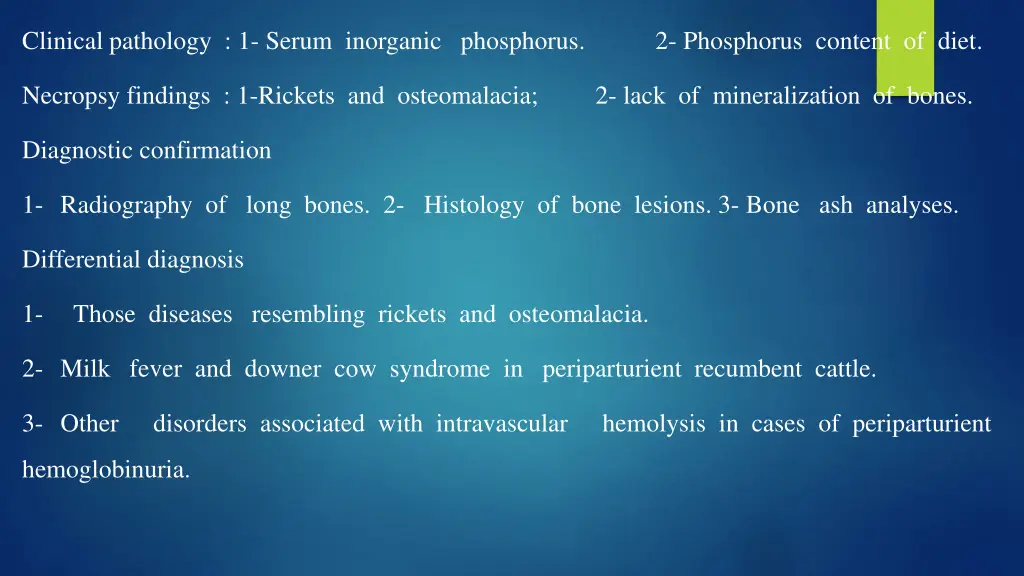 clinical pathology 1 serum inorganic phosphorus