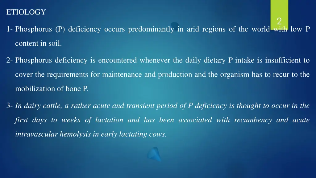 etiology